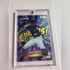 Paul Skenes pitcher alumination 2025! Comix Baseball Card 4/5 wild card acpc-ps6